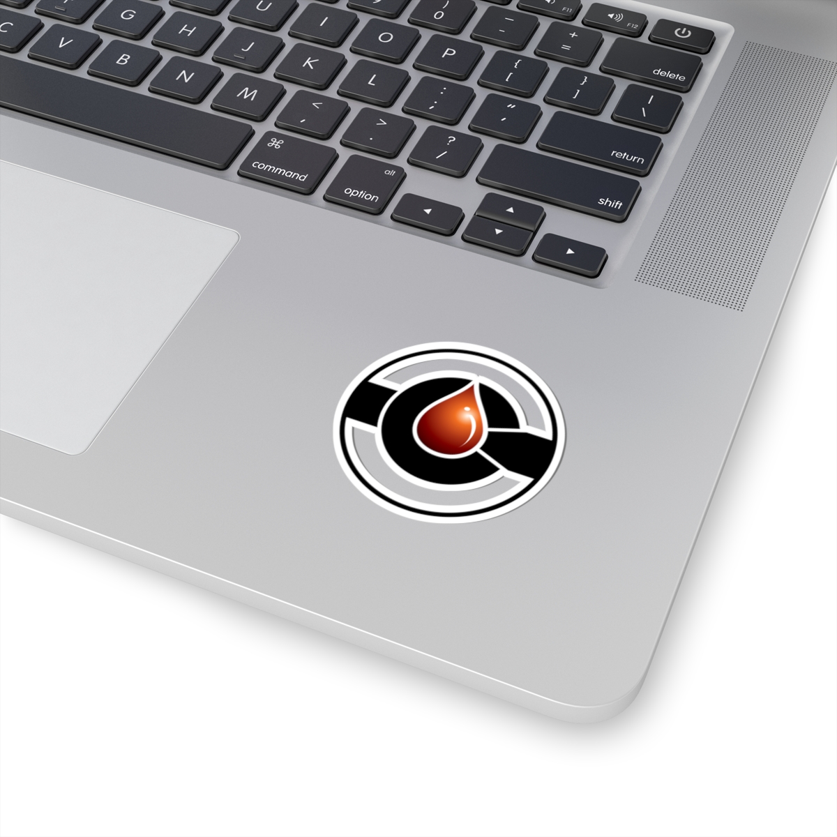 Blood Drop Emblem Sticker | Kiss-Cut Sticker - Image 2