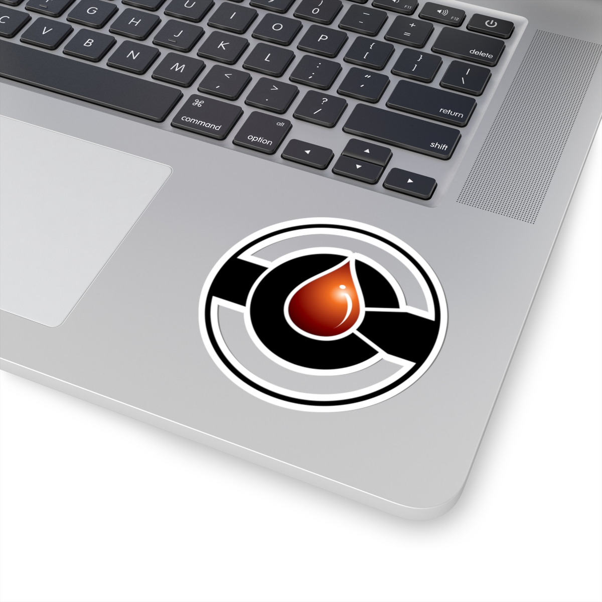Blood Drop Emblem Sticker | Kiss-Cut Sticker - Image 3