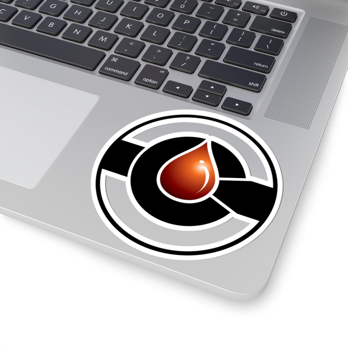 Blood Drop Emblem Sticker | Kiss-Cut Sticker - Image 4