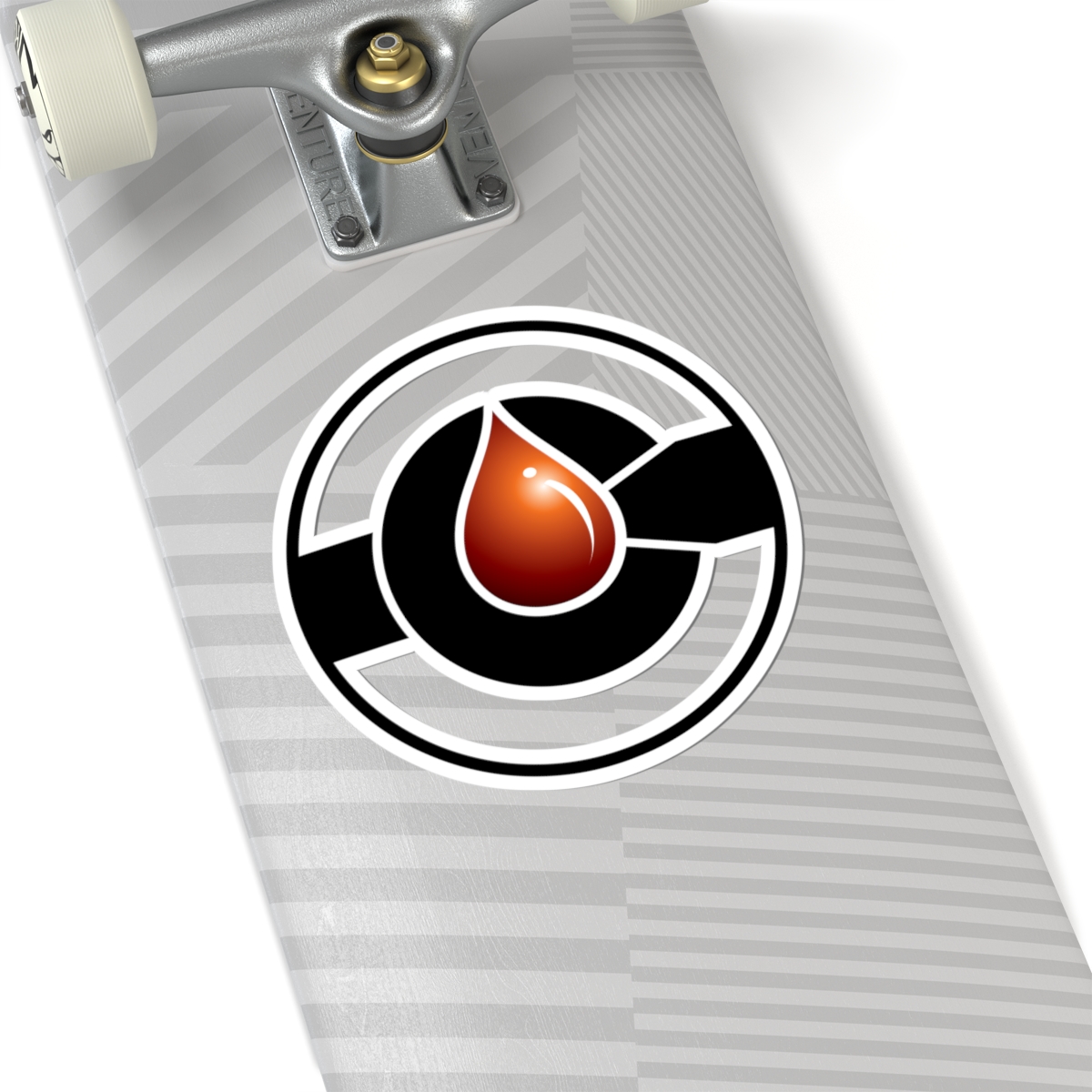 Blood Drop Emblem Sticker | Kiss-Cut Sticker - Image 5
