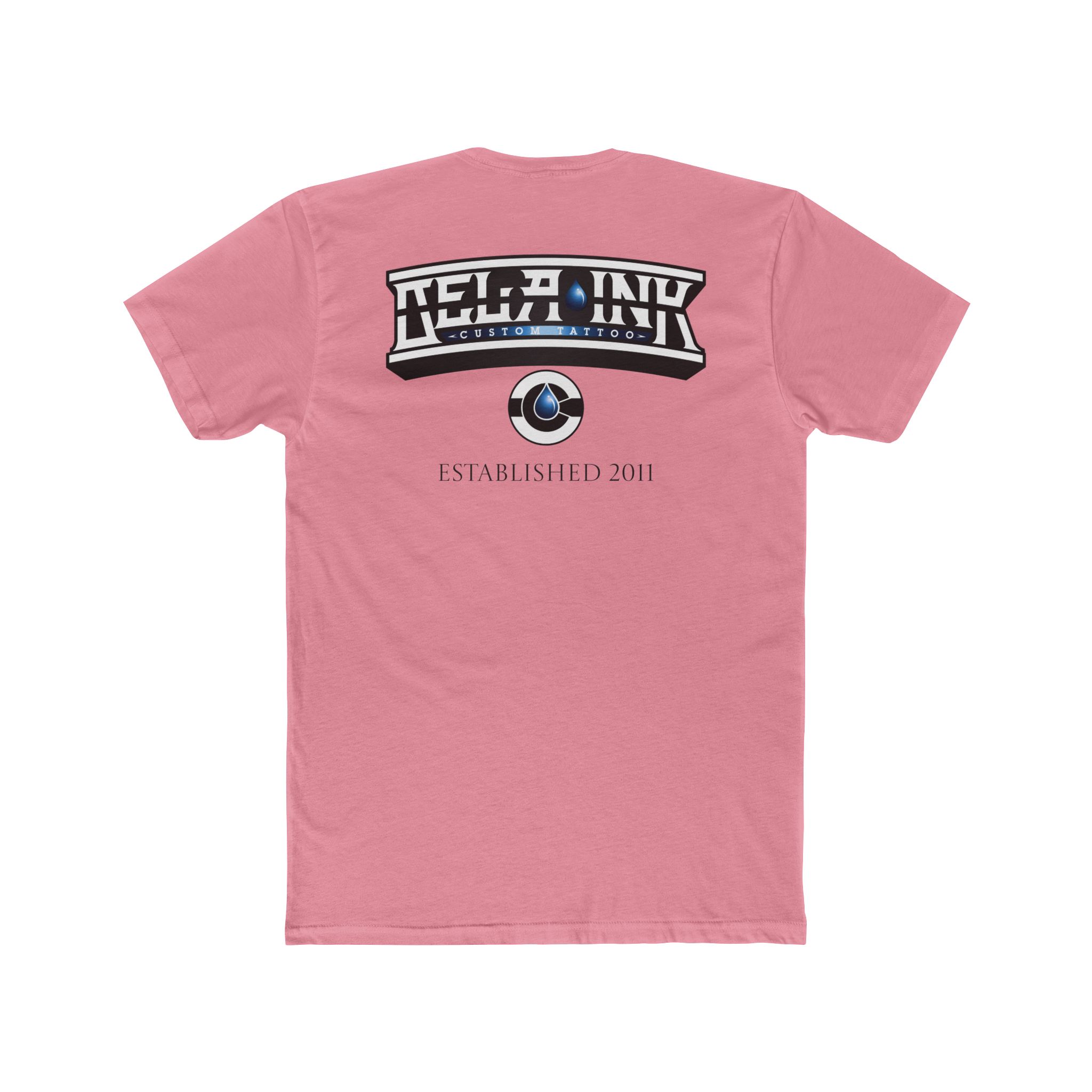 Rose Curved logo Unisex Cotton Crew Tee - Image 8