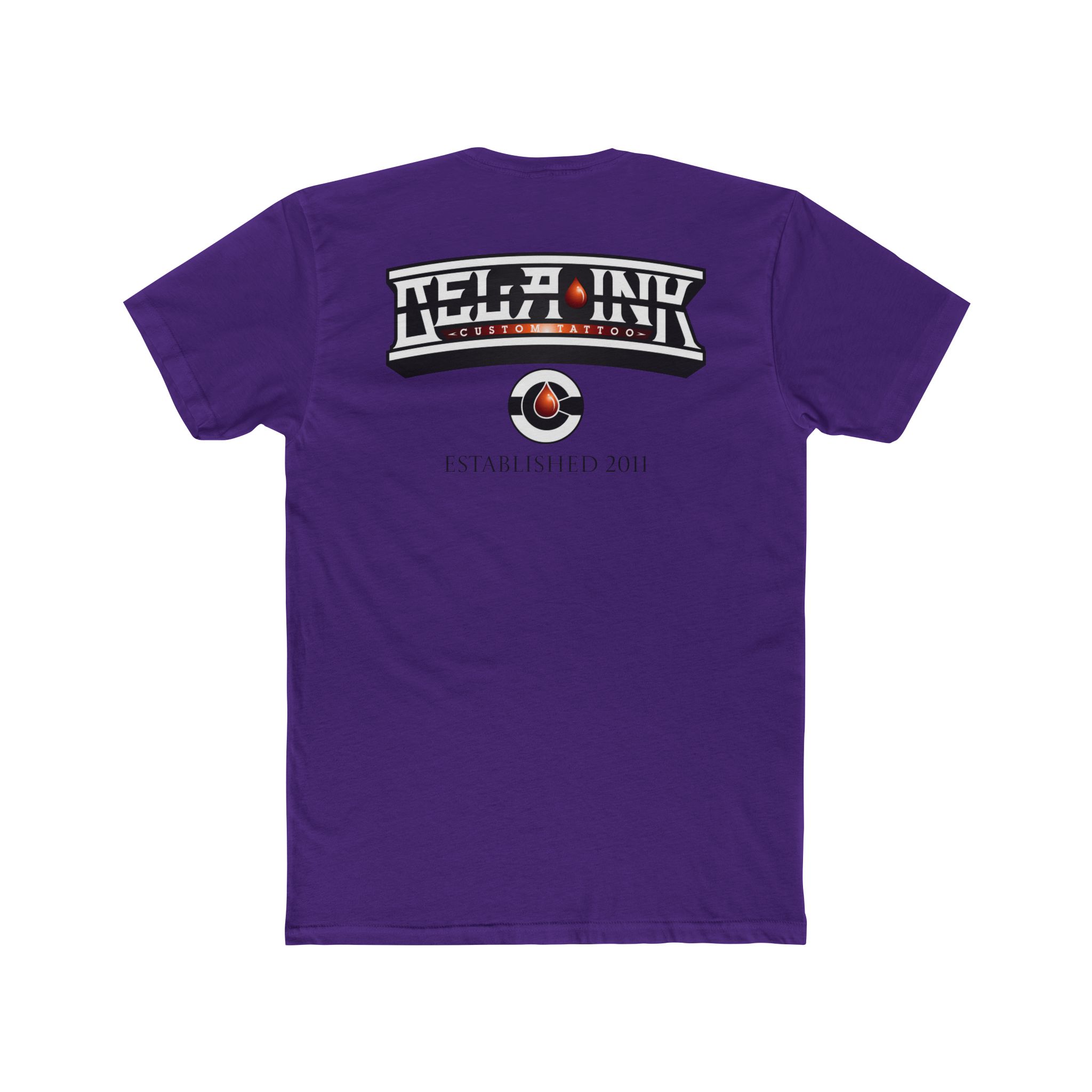 Rose Curved logo Unisex Cotton Crew Tee - Image 10