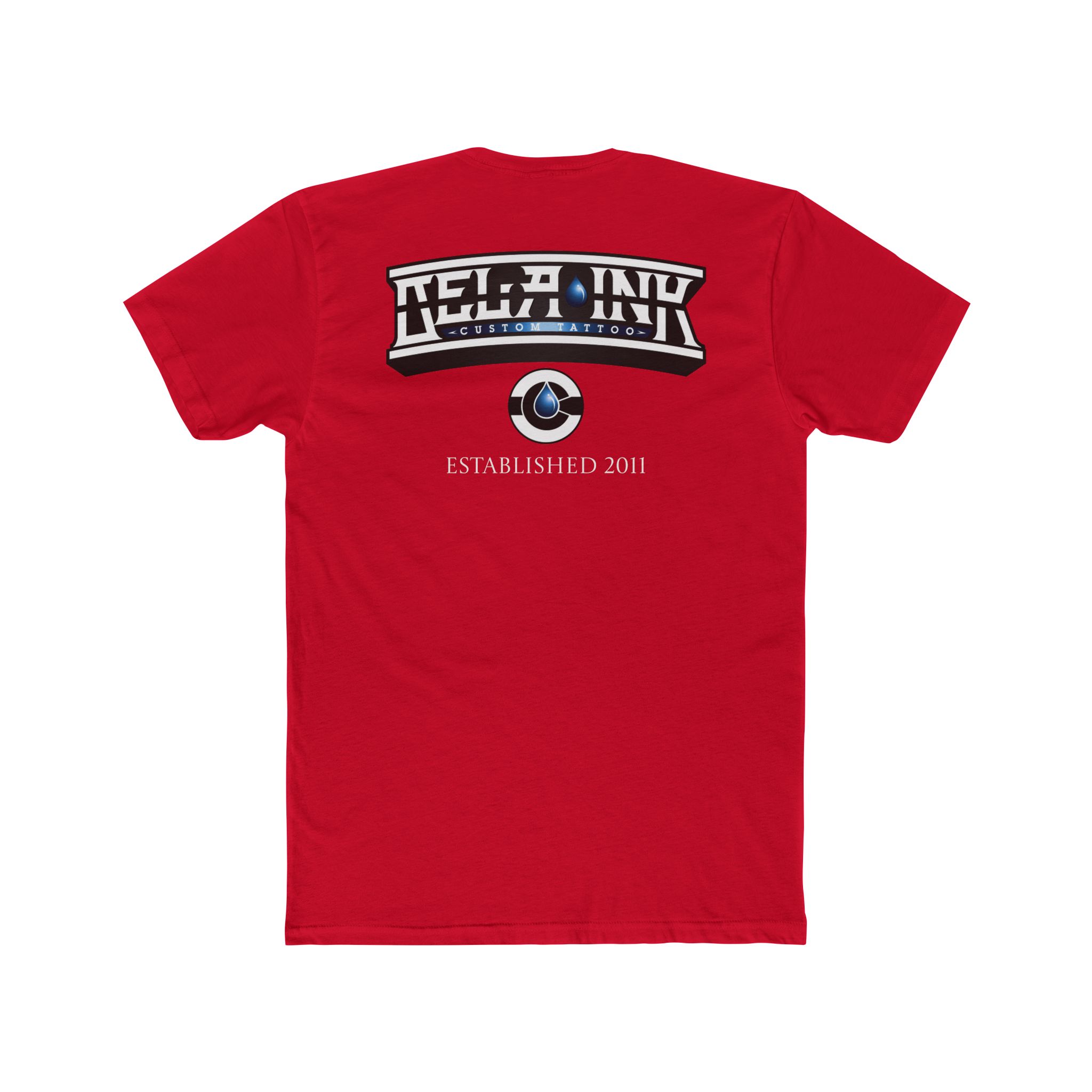 Rose Curved logo Unisex Cotton Crew Tee - Image 12