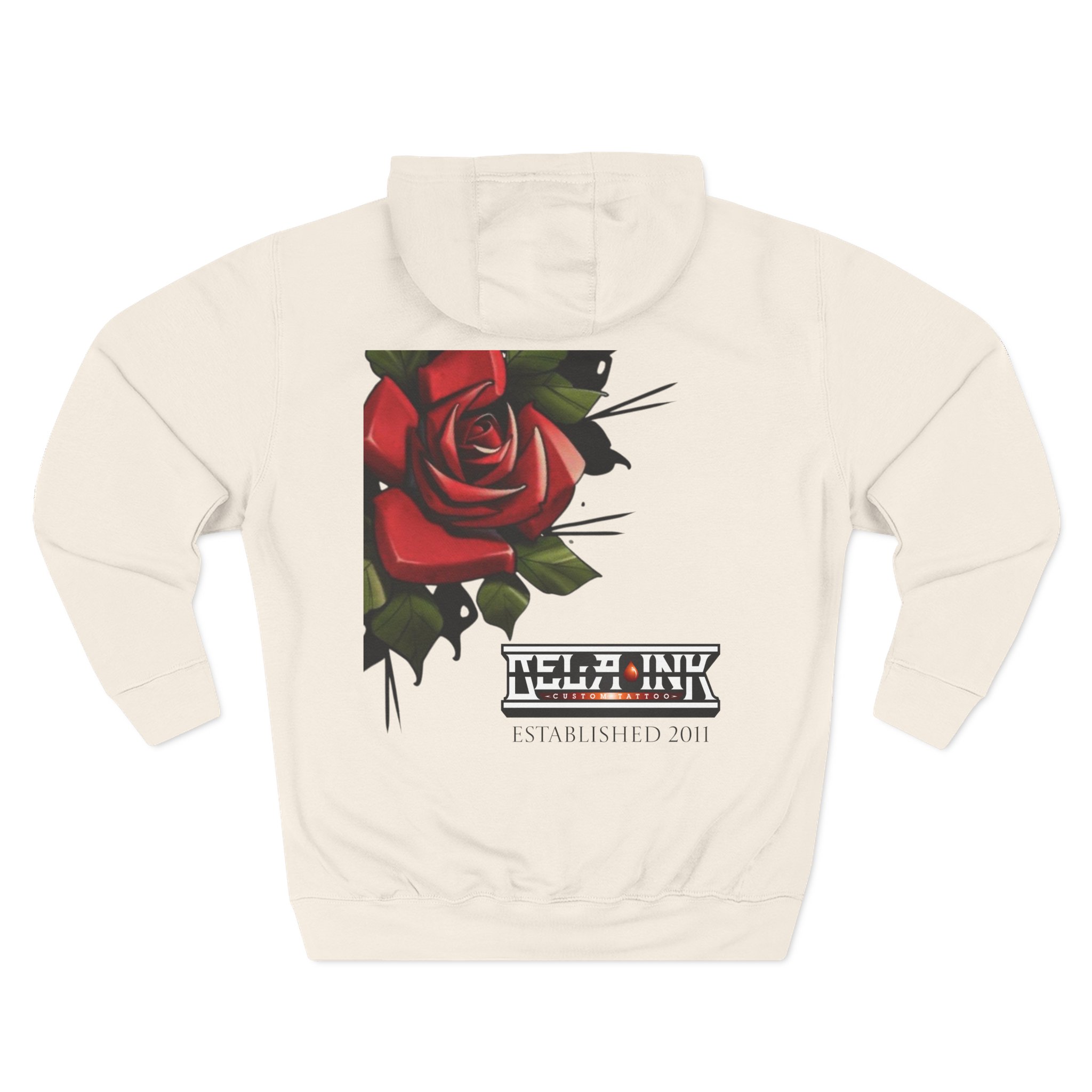 Rose Three-Panel Fleece Hoodie - Image 26