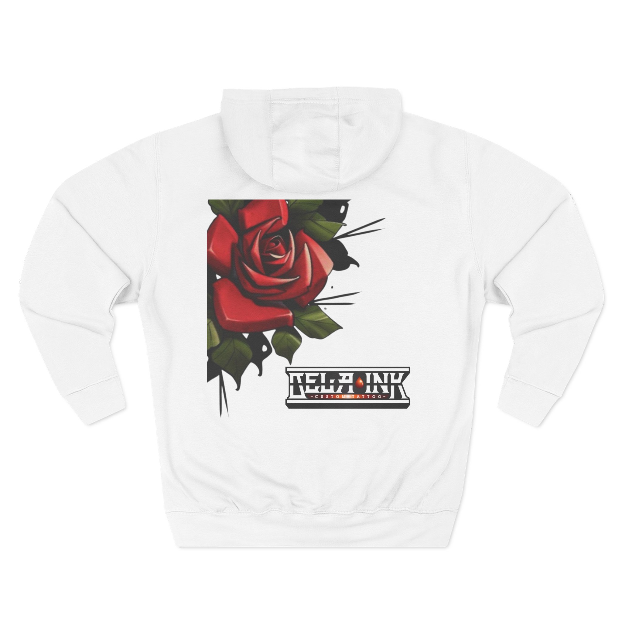 Rose Three-Panel Fleece Hoodie - Image 2