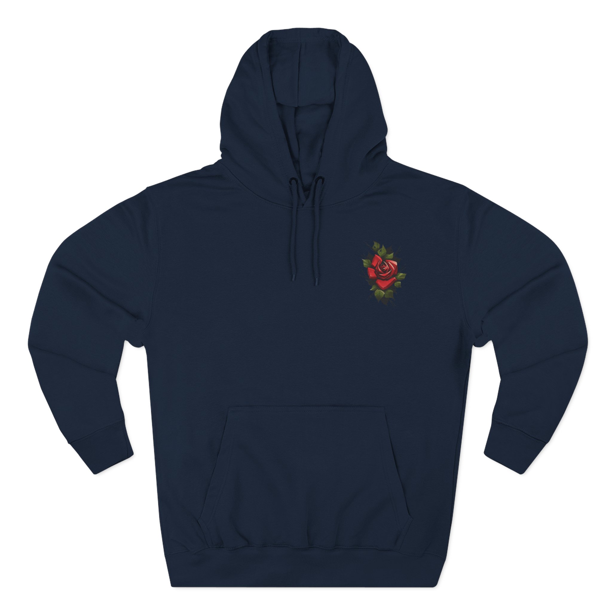 Rose Three-Panel Fleece Hoodie - Image 13