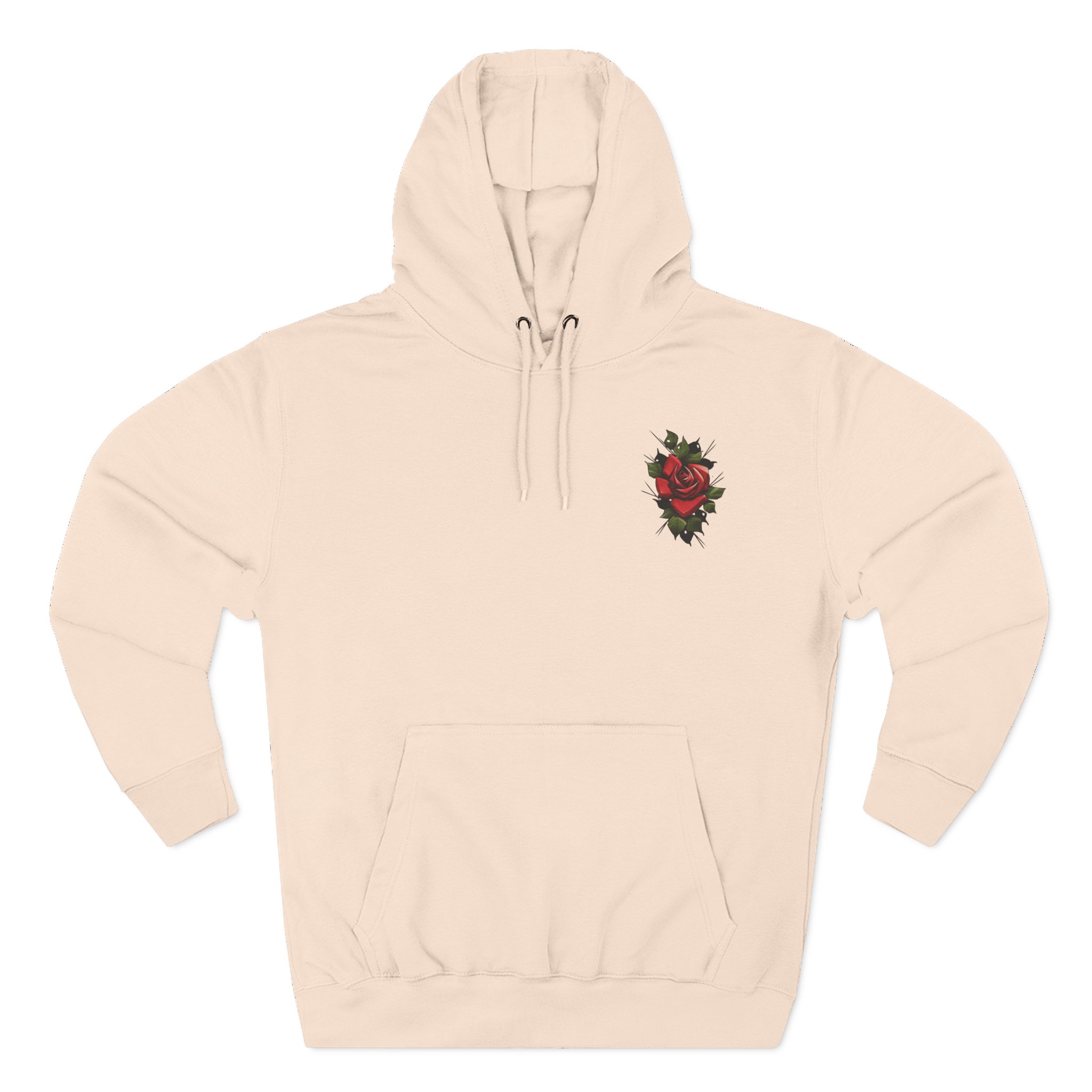 Rose Three-Panel Fleece Hoodie - Image 19