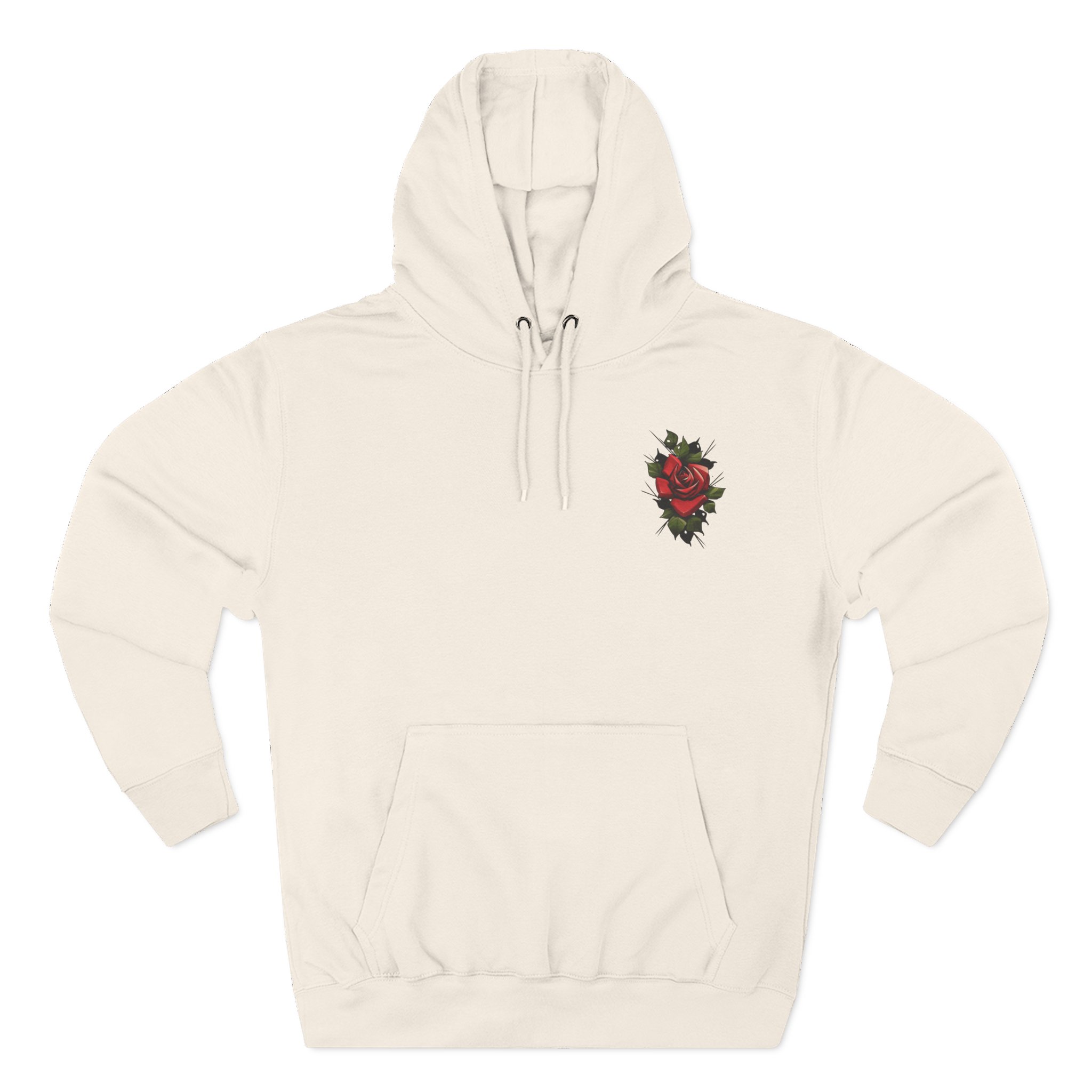 Rose Three-Panel Fleece Hoodie - Image 25
