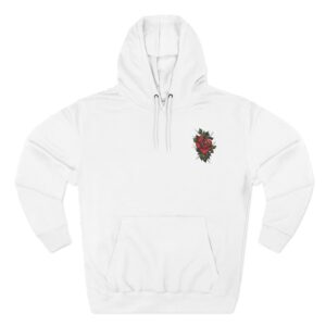 Rose Three-Panel Fleece Hoodie