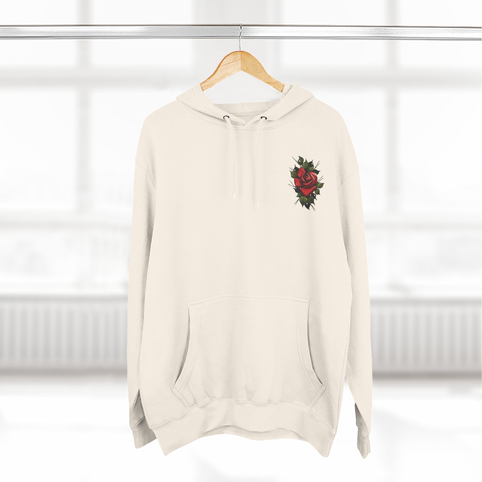 Rose Three-Panel Fleece Hoodie - Image 28