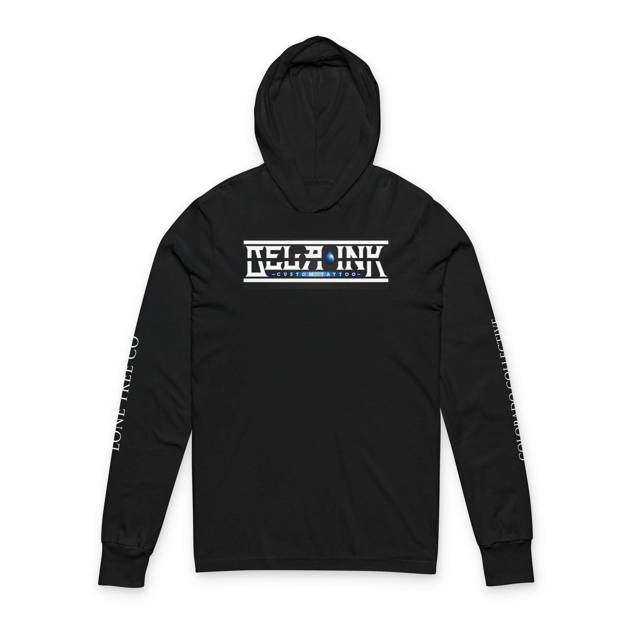 Unisex Hooded Long Sleeve Tee - Image 3