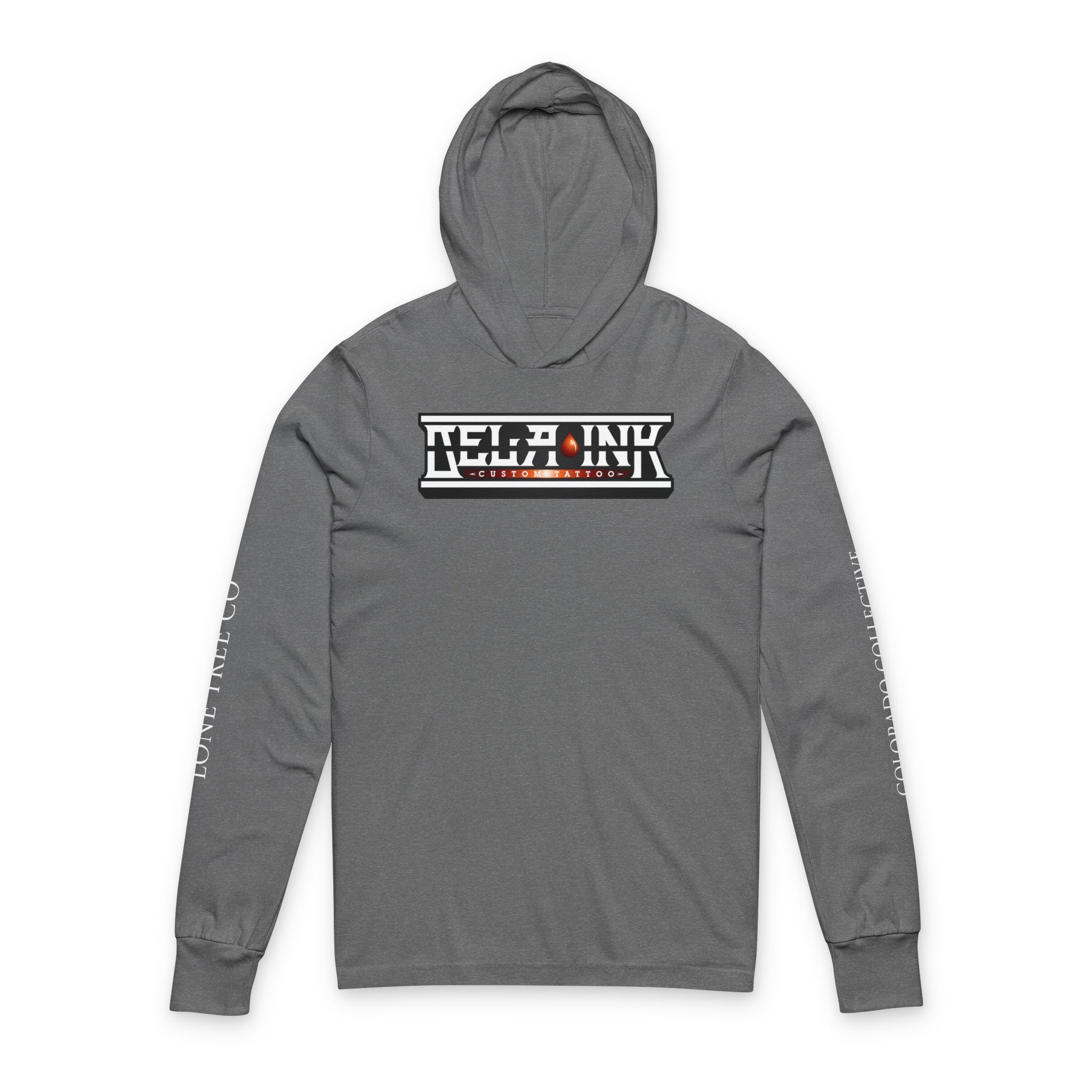 Unisex Hooded Long Sleeve Tee - Image 5
