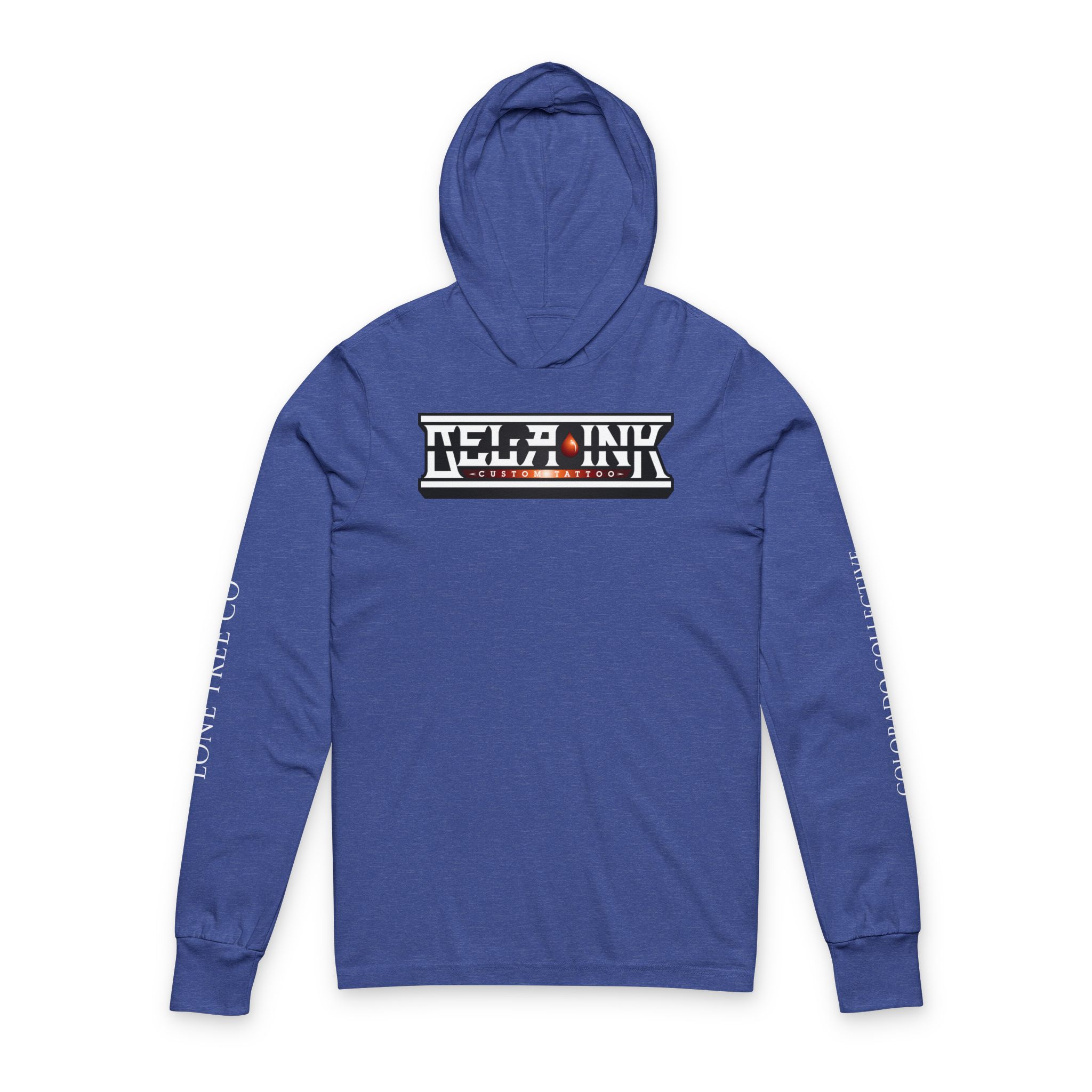 Unisex Hooded Long Sleeve Tee - Image 7