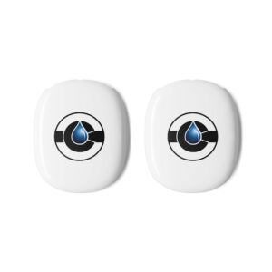 White Droplet Logo AirPods Max Shell Case | Protective Ear Cup Skins